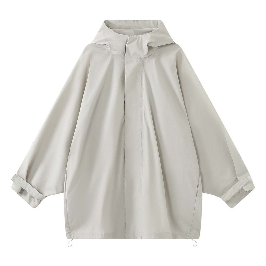Women Oversize Rain Parka with Quilted Thermal Lining Chichicherry