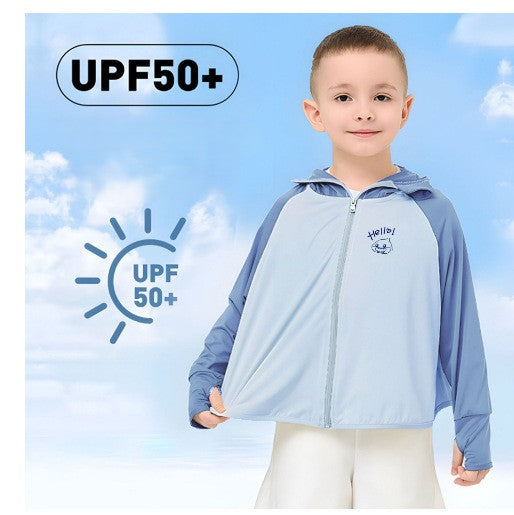 Boys breathable hoodie with UV protection Chichicherry
