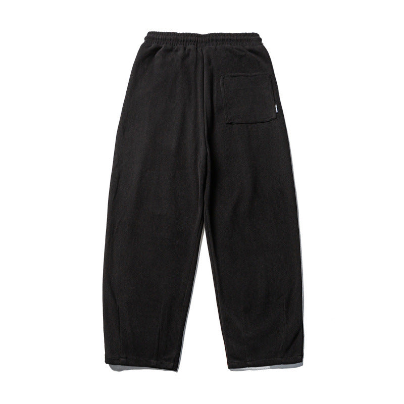 Men's Casual Sweatpants with High Elastic Waistband, Drawstring and Light Tapered Cut Chichicherry