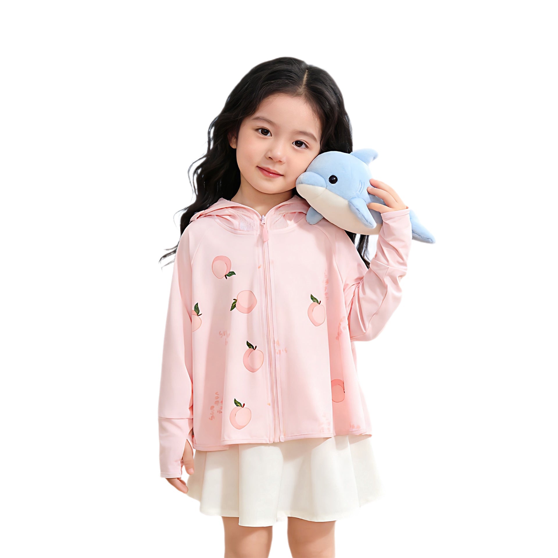 Children's UV protection jacket with hood and breathable material Chichicherry