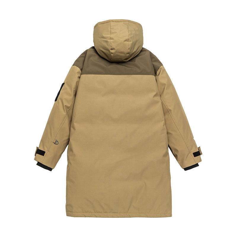 Men's Longer Thermal Parka with Hood and Reinforced Shoulders Chichicherry