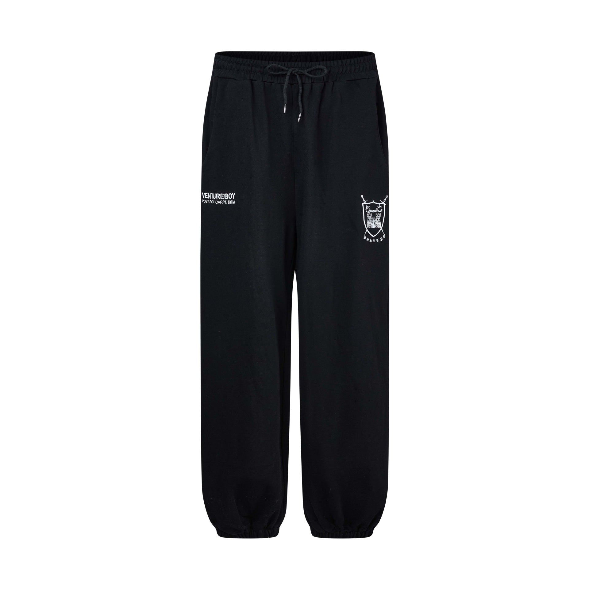 Women’s lounge jogging pants with elastic waistband, drawstring and gathered leg endings Chichicherry
