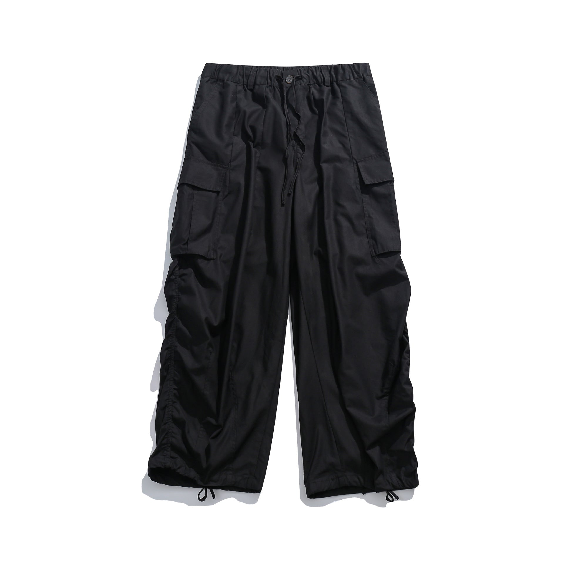 Ladies Wide Cargo Culotte with elastic drawstring waistband and hem cord Chichicherry