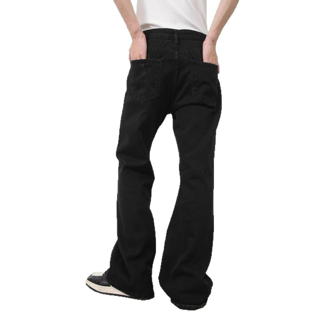 Men's Loose-Fitting Denim Pants Chichicherry