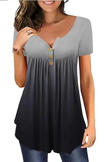 Women's Tunic Women's U-Neck Print