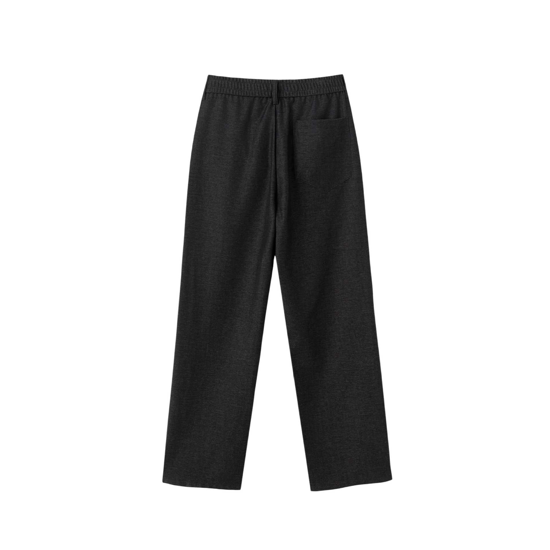 Women High-waisted wide pleated trousers with elastic back Chichicherry