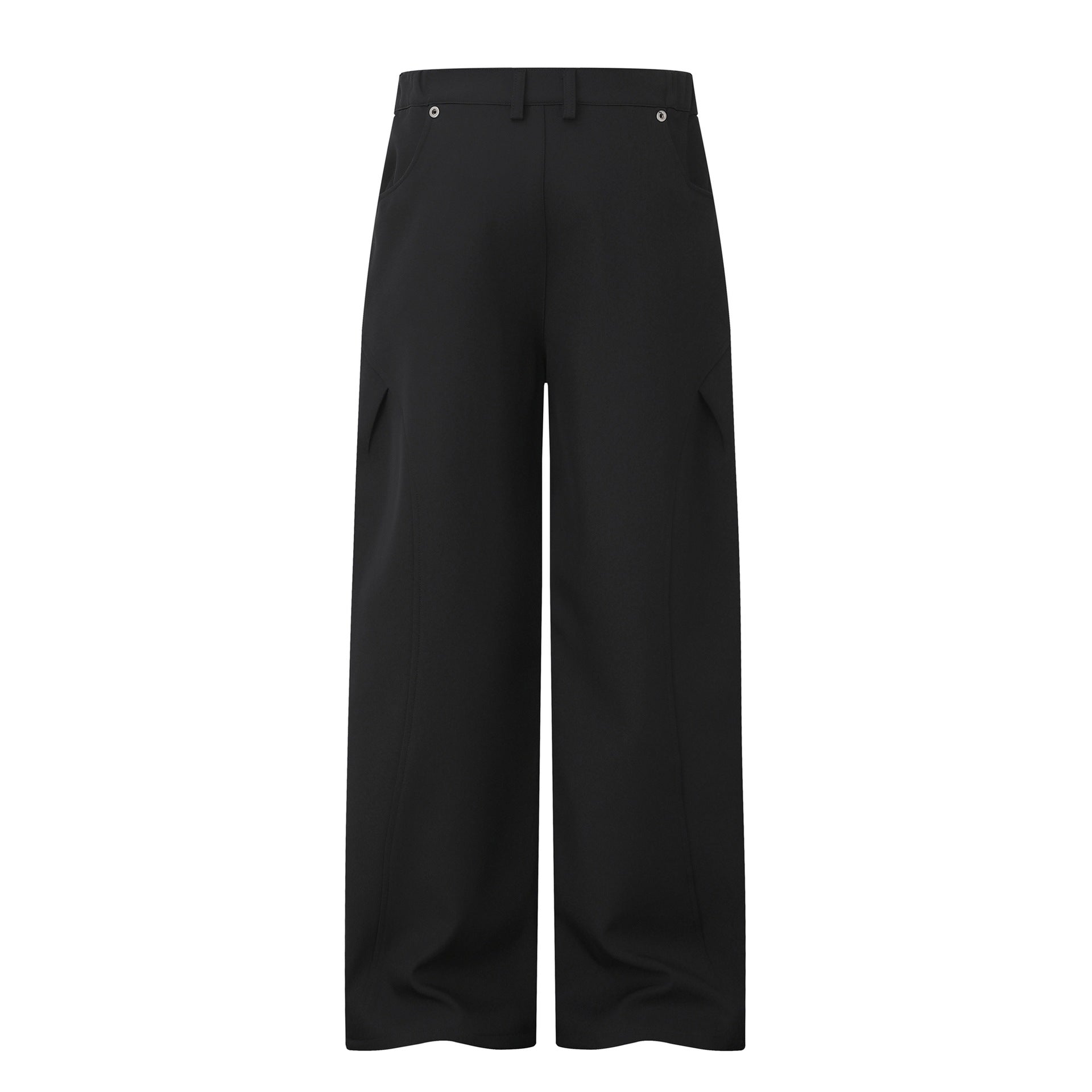 Women's Wide Pleated Trousers with High Waist and Wide Leg Chichicherry
