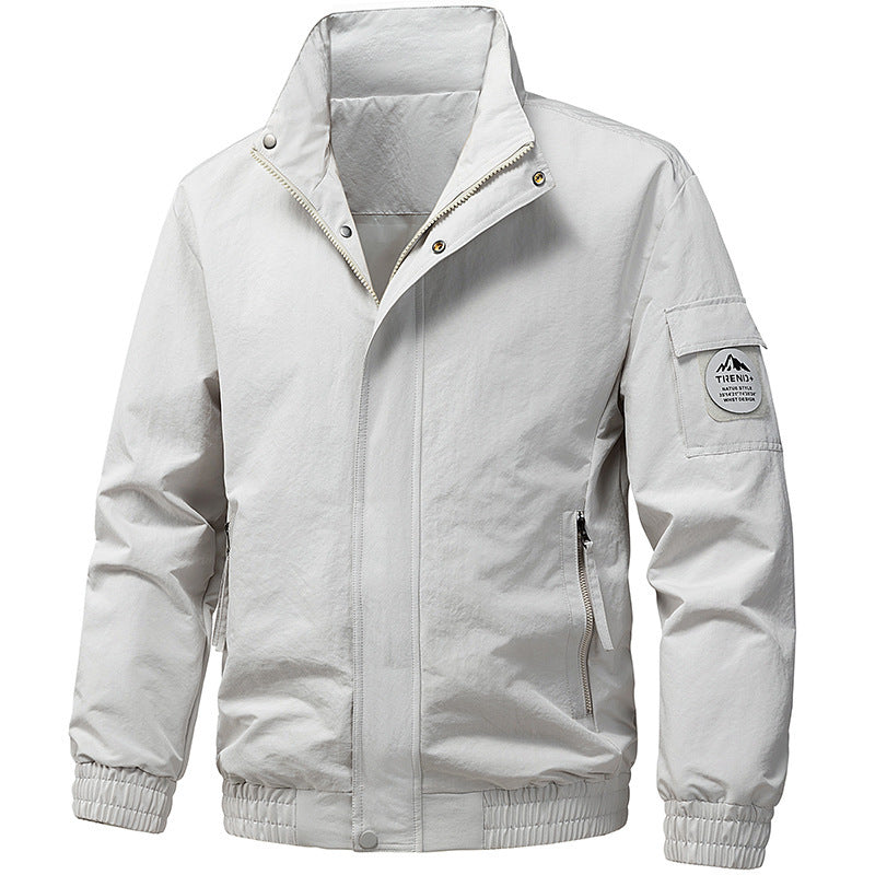 Men's technical hooded softshell jacket with adjustable hood and utility pockets Chichicherry