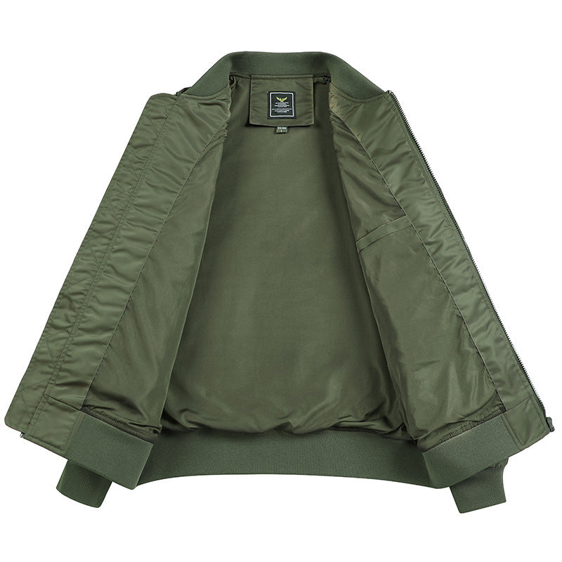 Men's bomber jacket in utility style with wind-resistant shell, multiple pockets and ribbed cuffs Chichicherry
