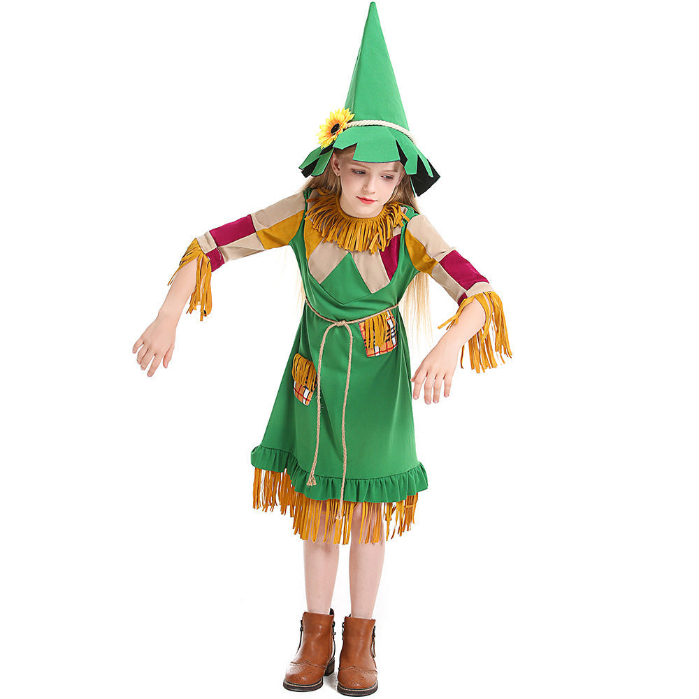 Girl Scarecrow Costume Chichicherry