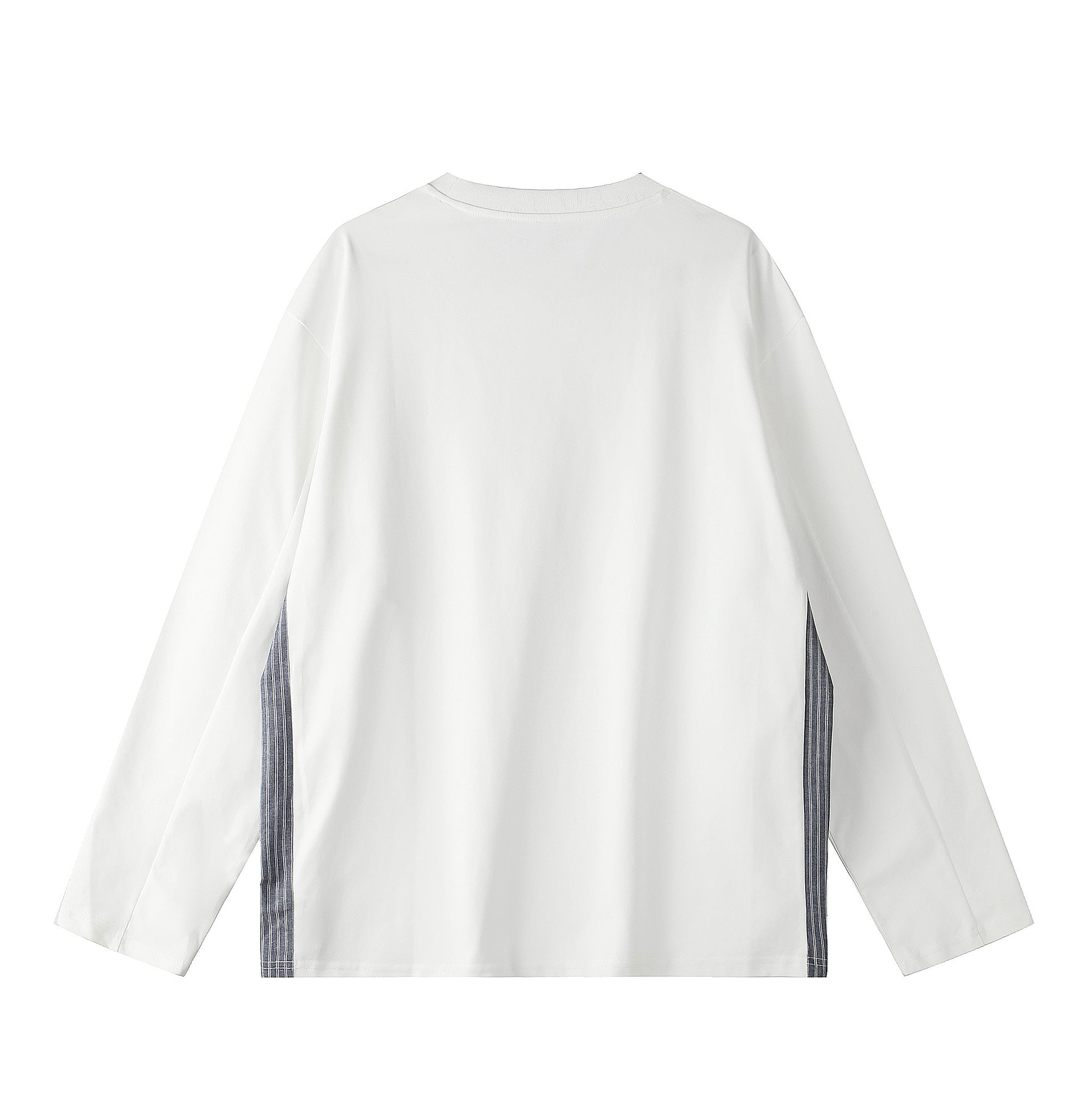 Unisex Oversize Sweatshirt with side stripe panels and round neck Chichicherry