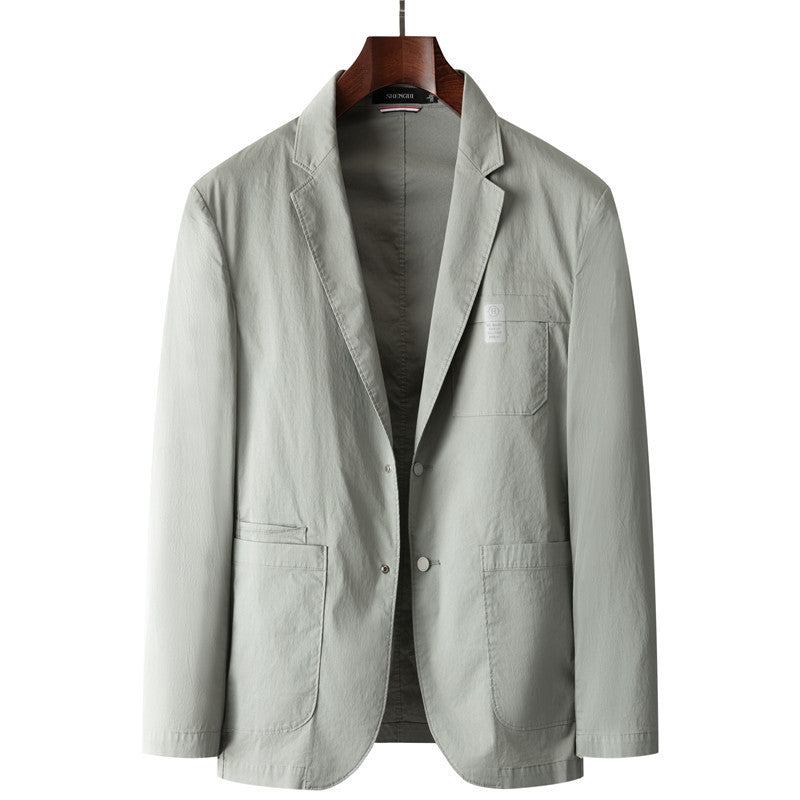 Men's lightweight unstructured blazer with patch pockets Chichicherry