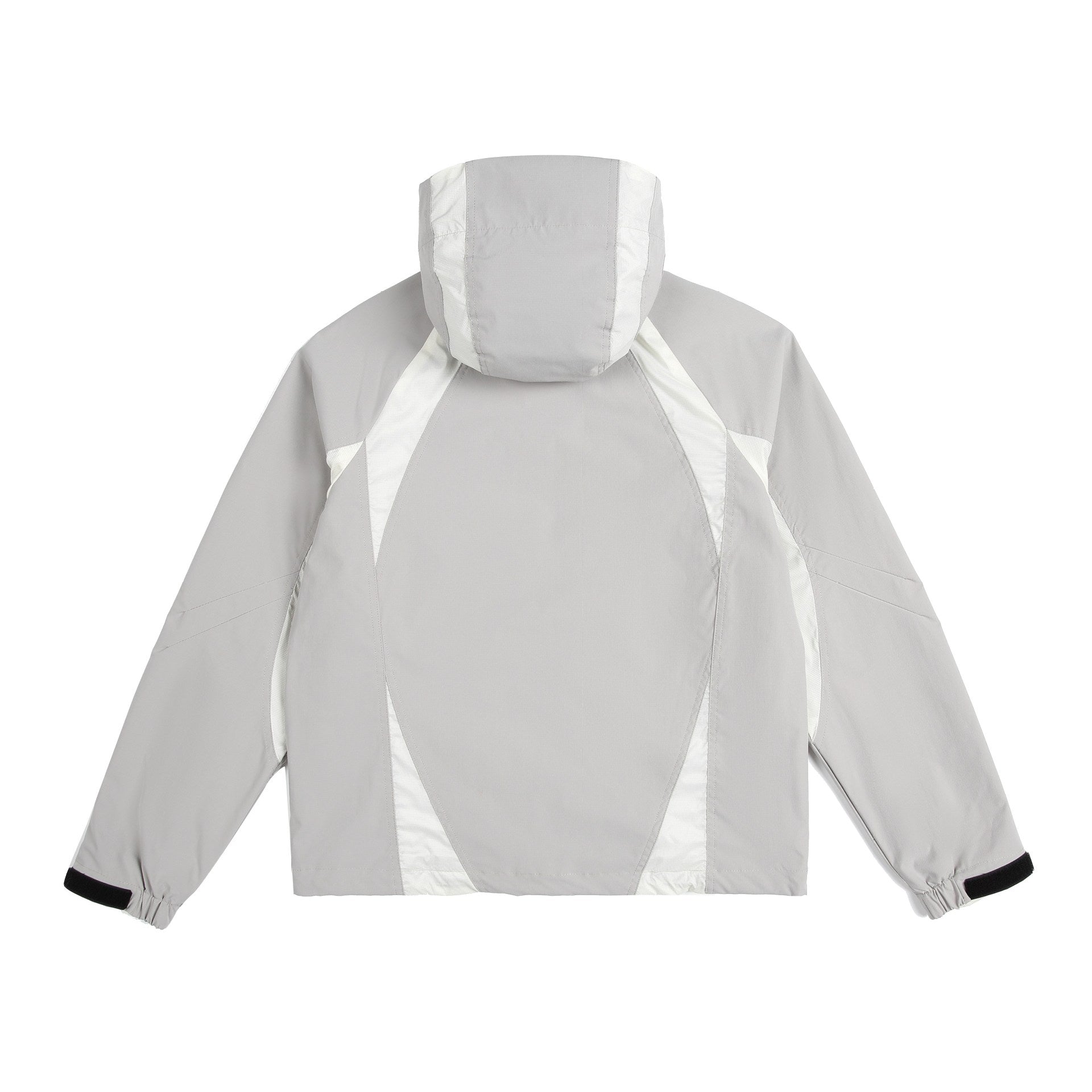 Unisex Lightweight Rain and Softshell Jacket with Hood, Adjustable Hem and Zipper Pockets Chichicherry