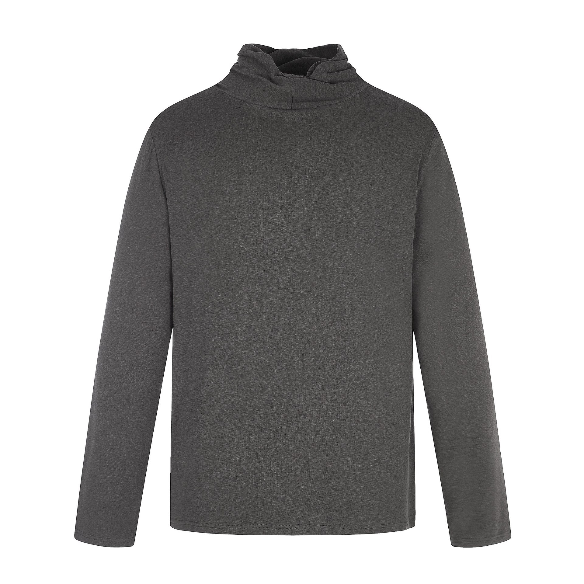 Women's Fine Cotton Long Sleeve with Twisted Stand Collar and Slim Silhouette Chichicherry