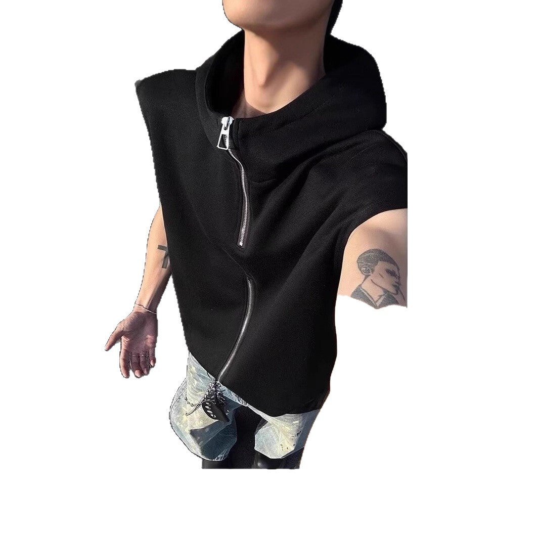 Men's Stylish Hooded Vest Chichicherry