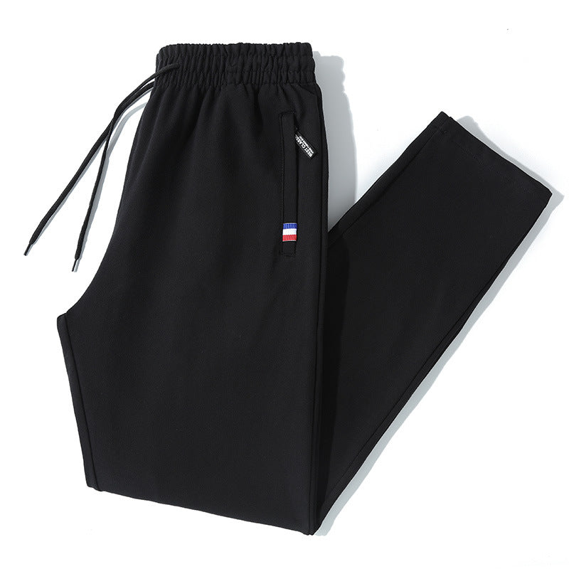 Men's tapered joggers with drawstring, zip pocket & ribbed cuffs Chichicherry