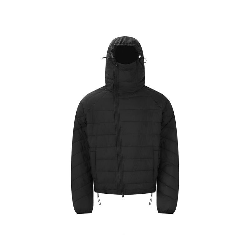 Unisex lightweight padded hooded jacket with thermo insulation, stand-up collar and concealed zipper Chichicherry