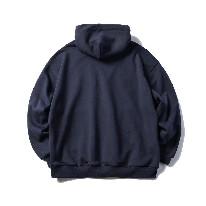 Unisex Oversize Hoodie with Collegiate Print and Kangaroo Pocket Chichicherry