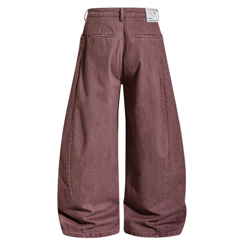 Women wide high-cut jeans culotte in balloon cut Chichicherry