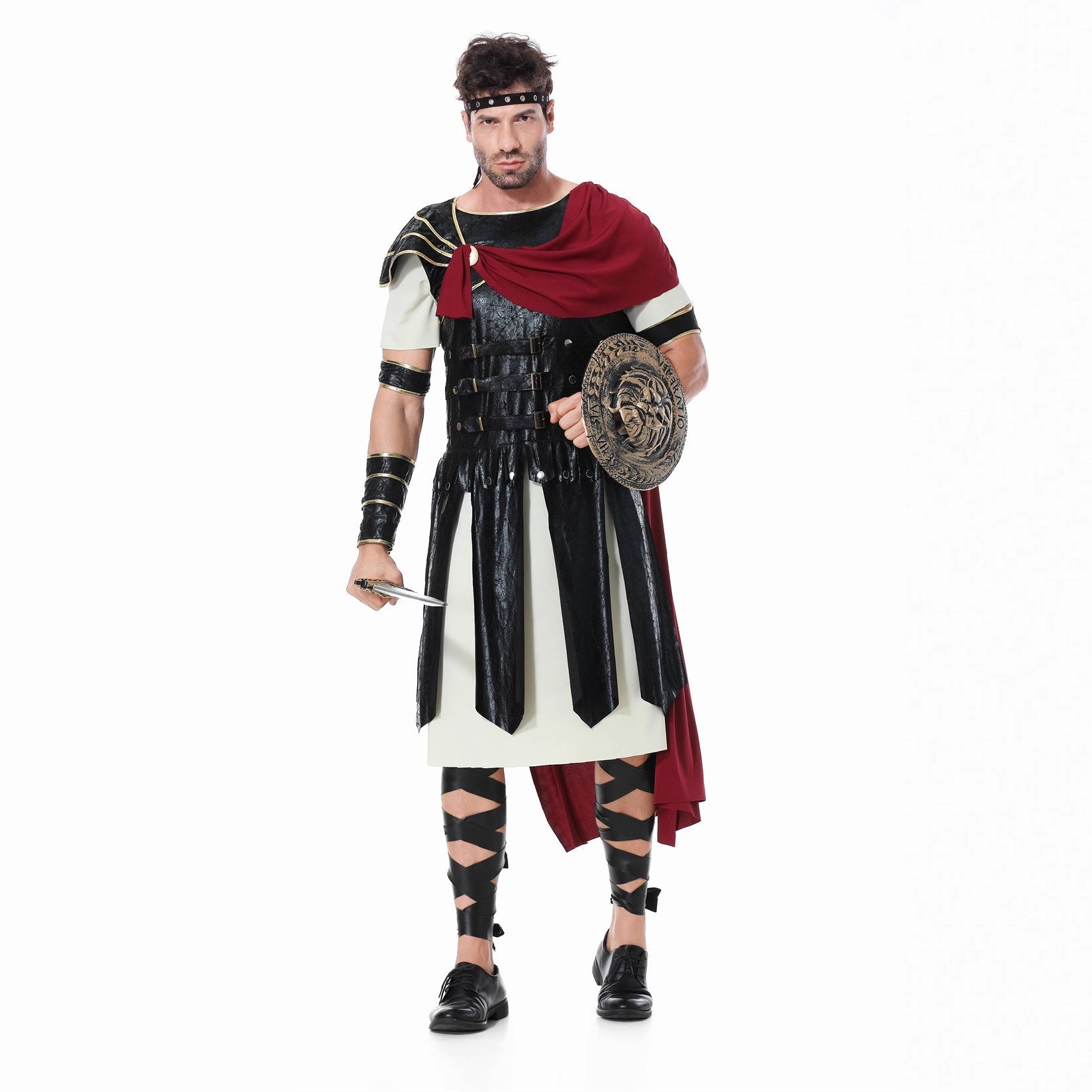 Girls Gladiator Costume with Cape and Accessories Chichicherry