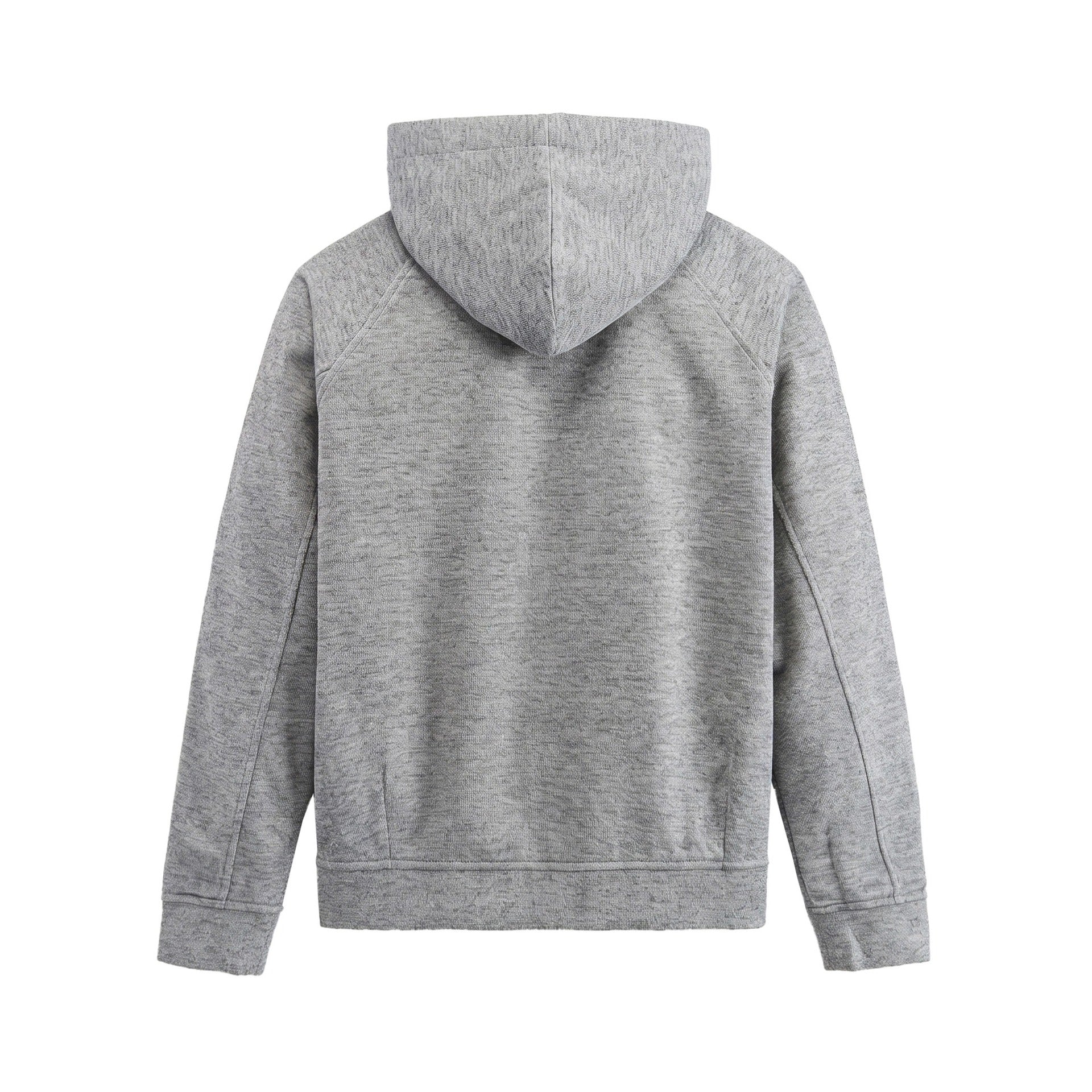 Unisex Short Cut Boxy Hoodie Jacket made of Sweat with Snap Placket and Side Pockets Chichicherry