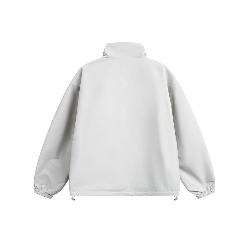 Unisex Lightweight Softshell Jacket with warming fleece inner lining, stand-up collar and drawstring Chichicherry