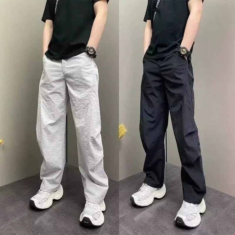 Men's Wide-Cut Cargo Pants Chichicherry 1787981838