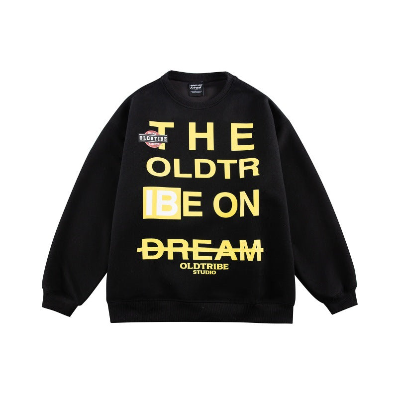 Unisex Oversize-Cuddle-Sweatshirt with large typography print and soft fleece lining Chichicherry