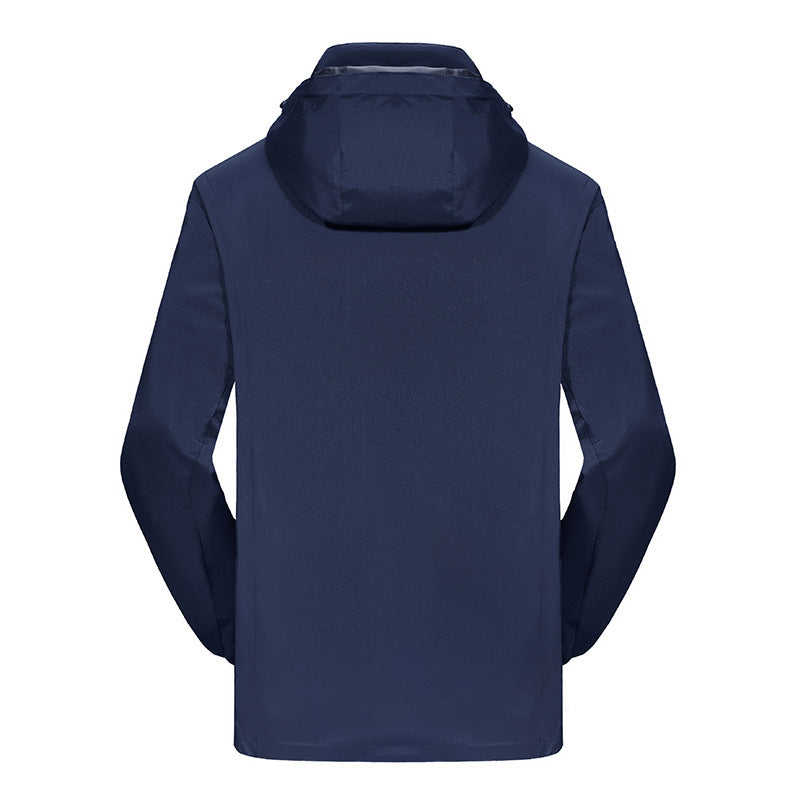 Men's three-piece softshell winter jacket with removable fleece inner jacket and detachable hood Chichicherry