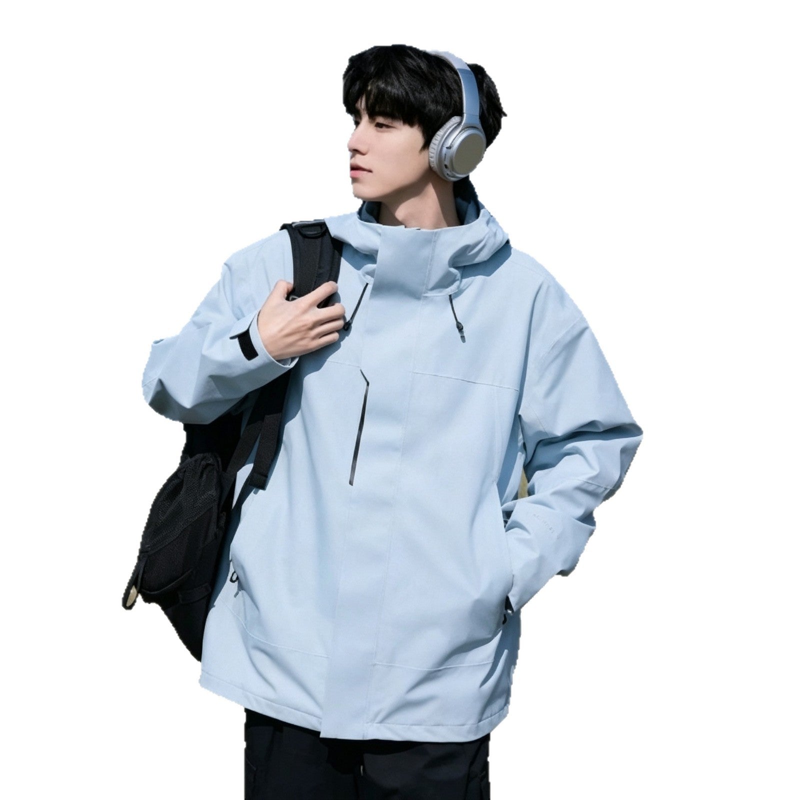 Men's waterproof outdoor jacket with removable fleece inner jacket Chichicherry