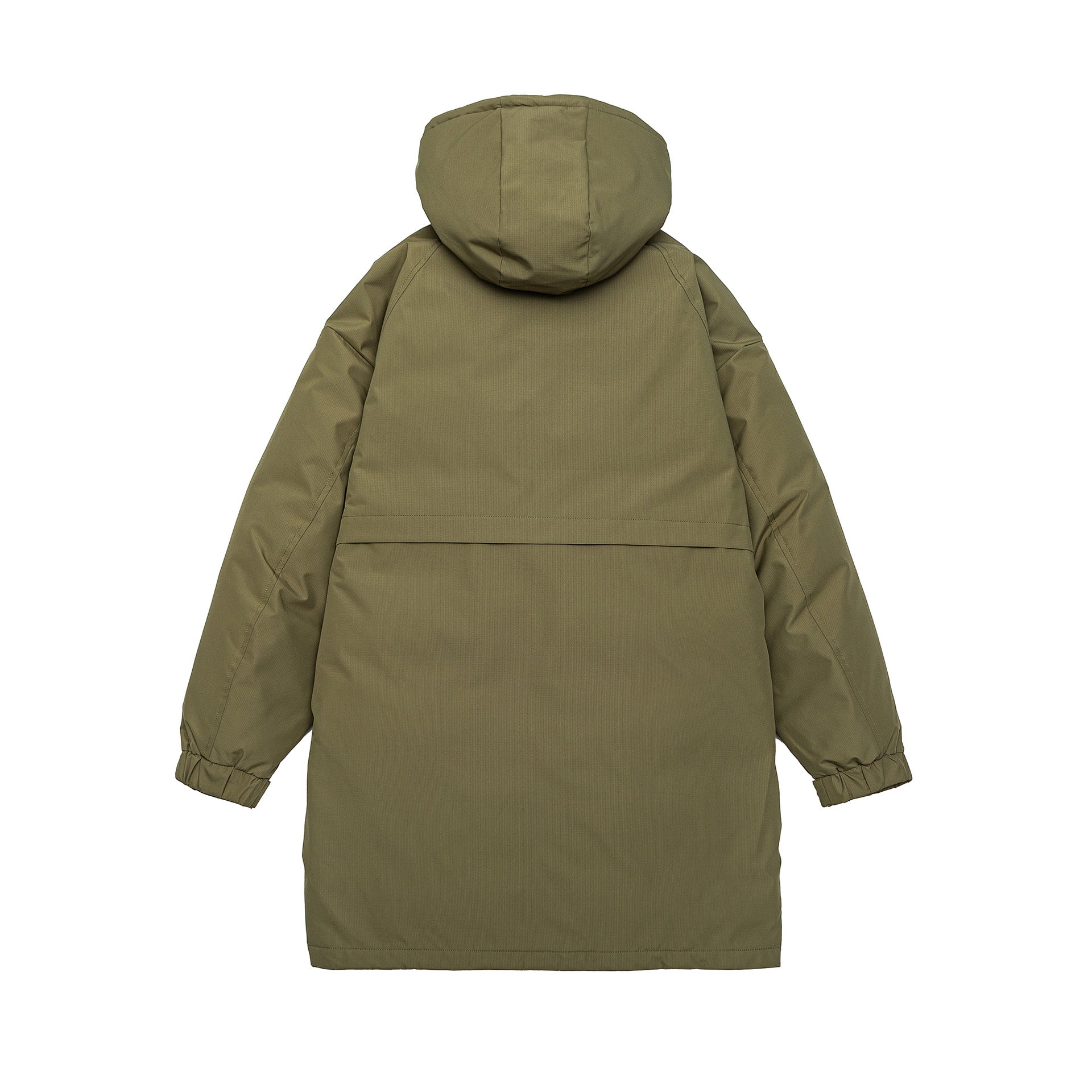 Men's warmer windproof parka with hood, quilted lining and front pockets Chichicherry