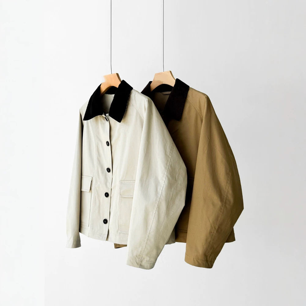 Ladies trendy transitional jacket with high collar Chichicherry