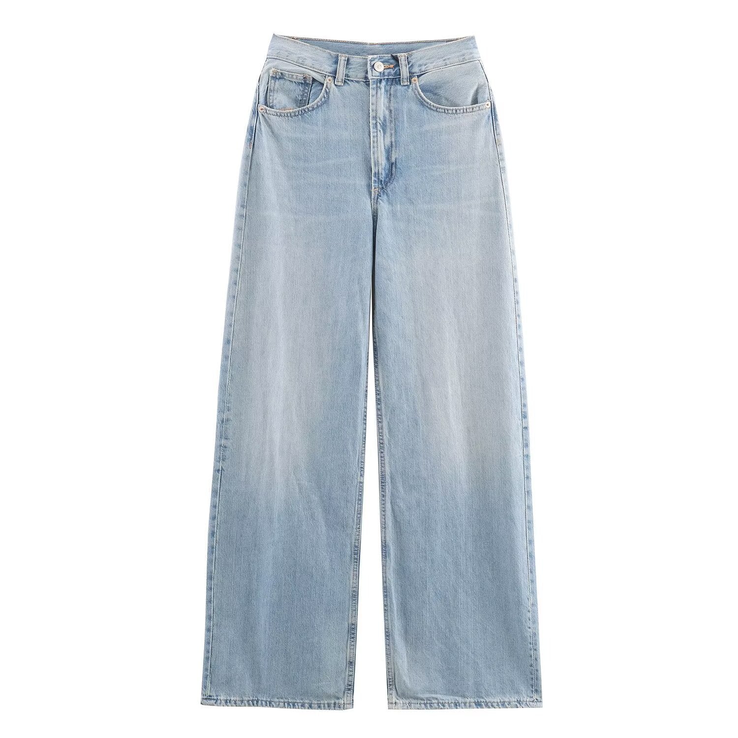 Women's jeans with high waist and wide leg Chichicherry