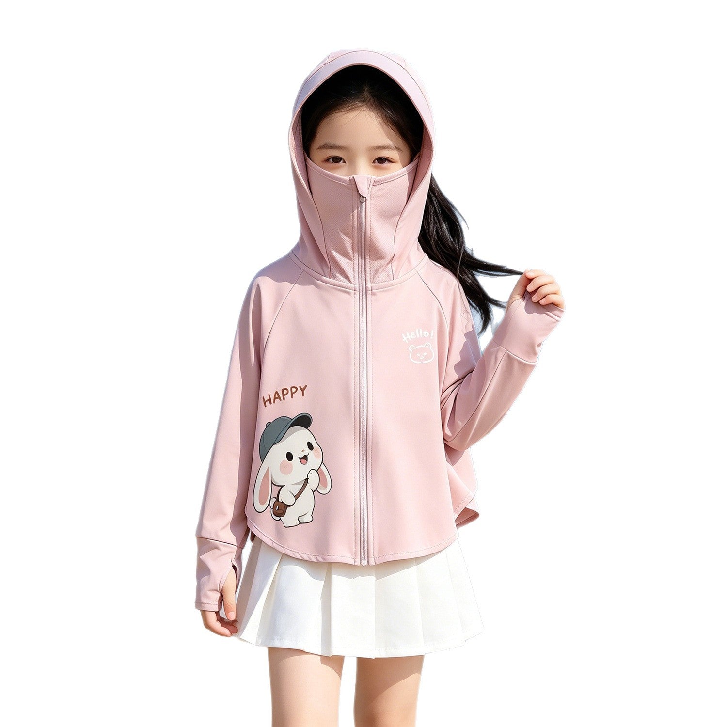 Girl Light Hoodie with UV Protection Chichicherry
