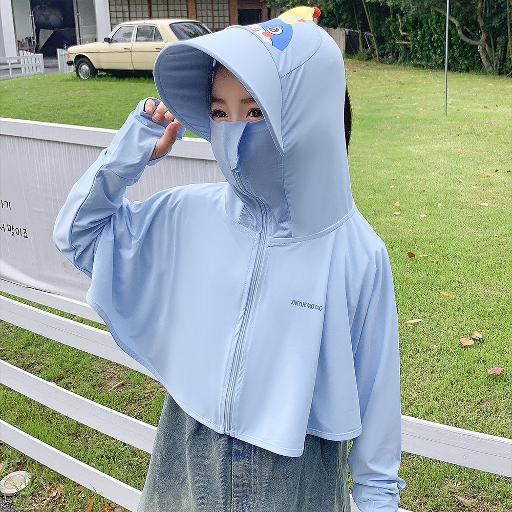 Children's sun protection jacket with hood and breathable fabric Chichicherry