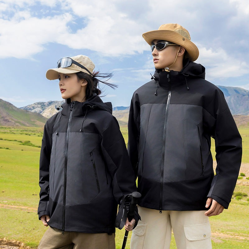 Women's Weatherproof Urban Trekking Jacket with Thermal Fleece Lining and Welded Zippers Chichicherry