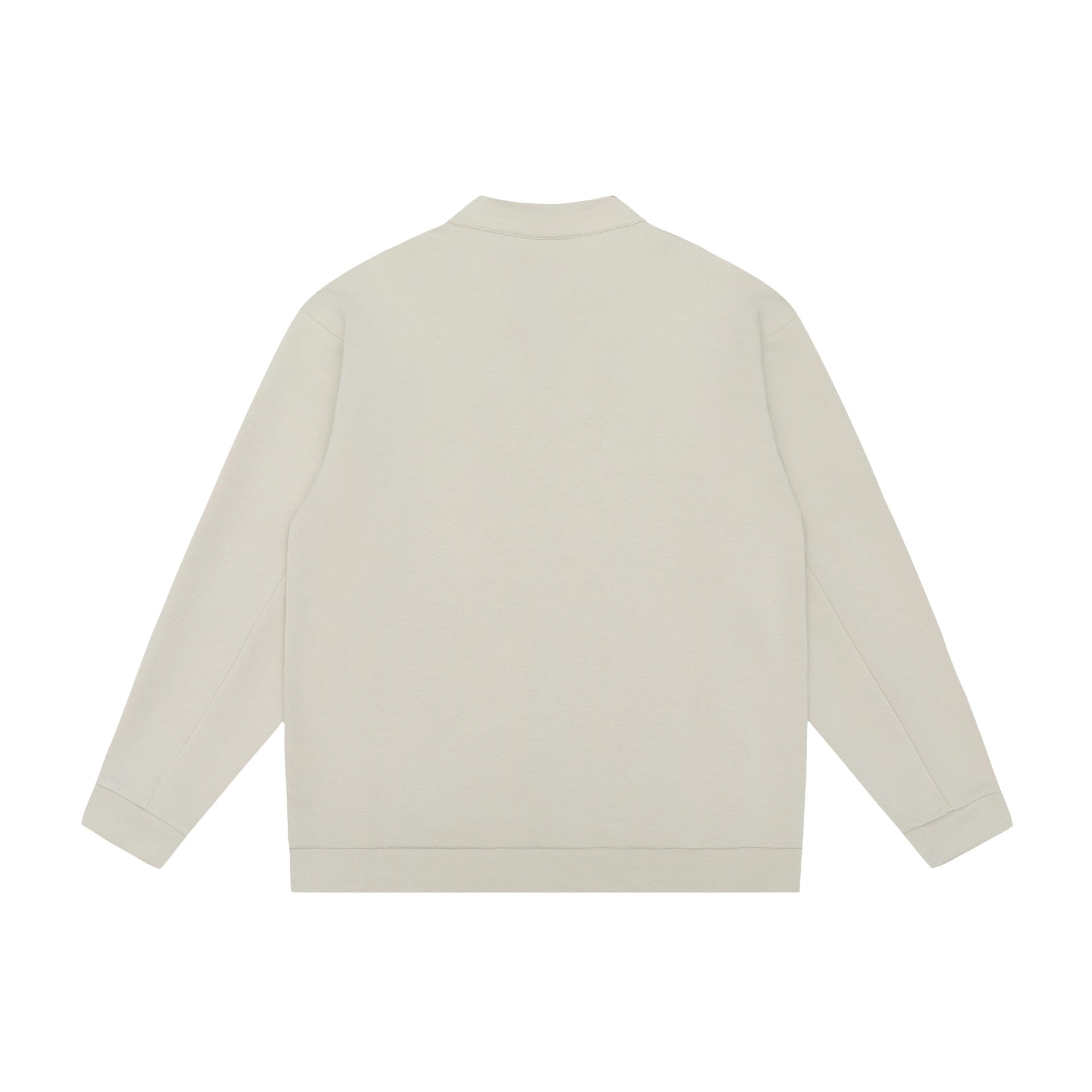 Unisex Oversize Zip Jacket made of heavy cotton blend with stand-up collar and zip pockets Chichicherry