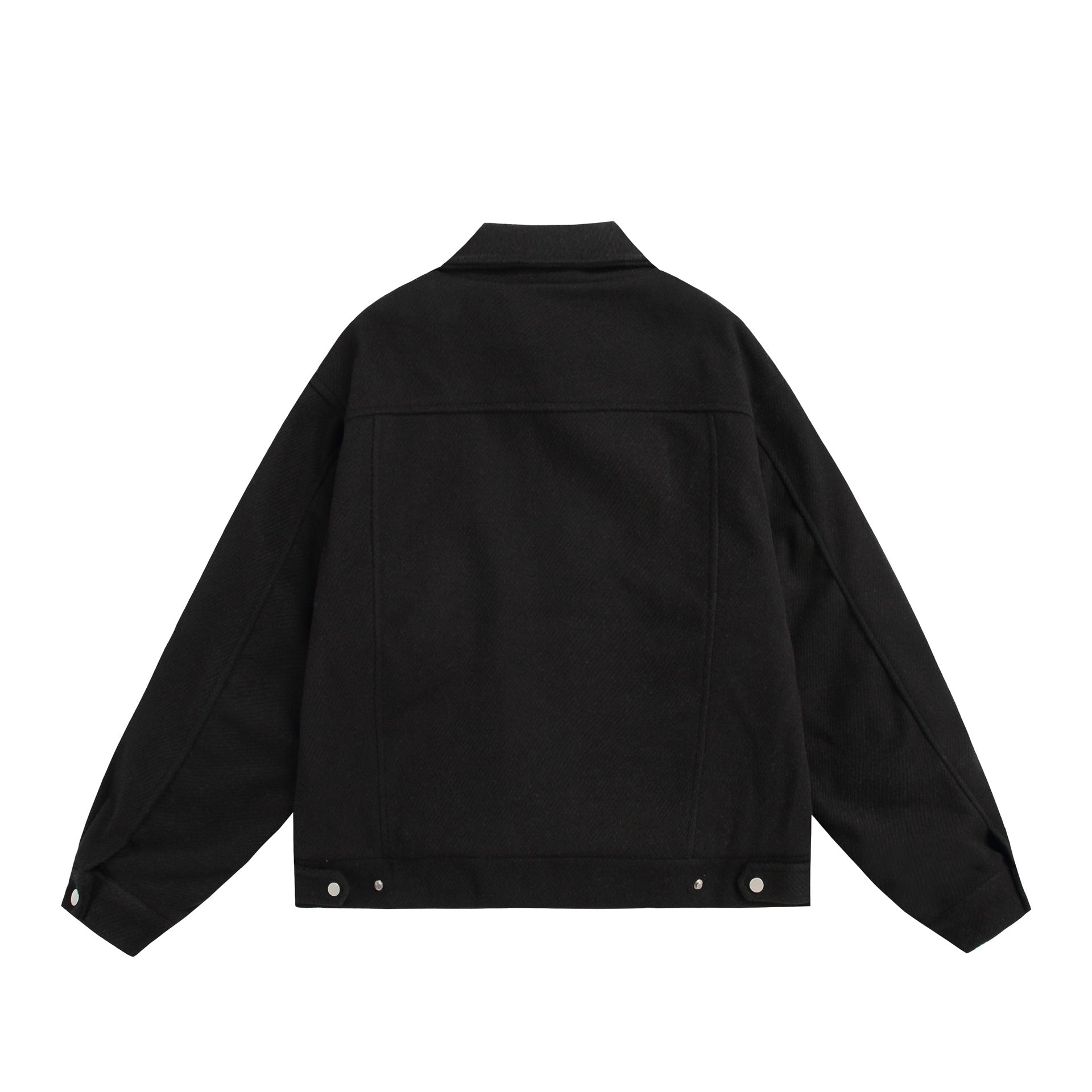 Unisex Boxy Blouson Jacket with technical double zip and oversized silhouette Chichicherry