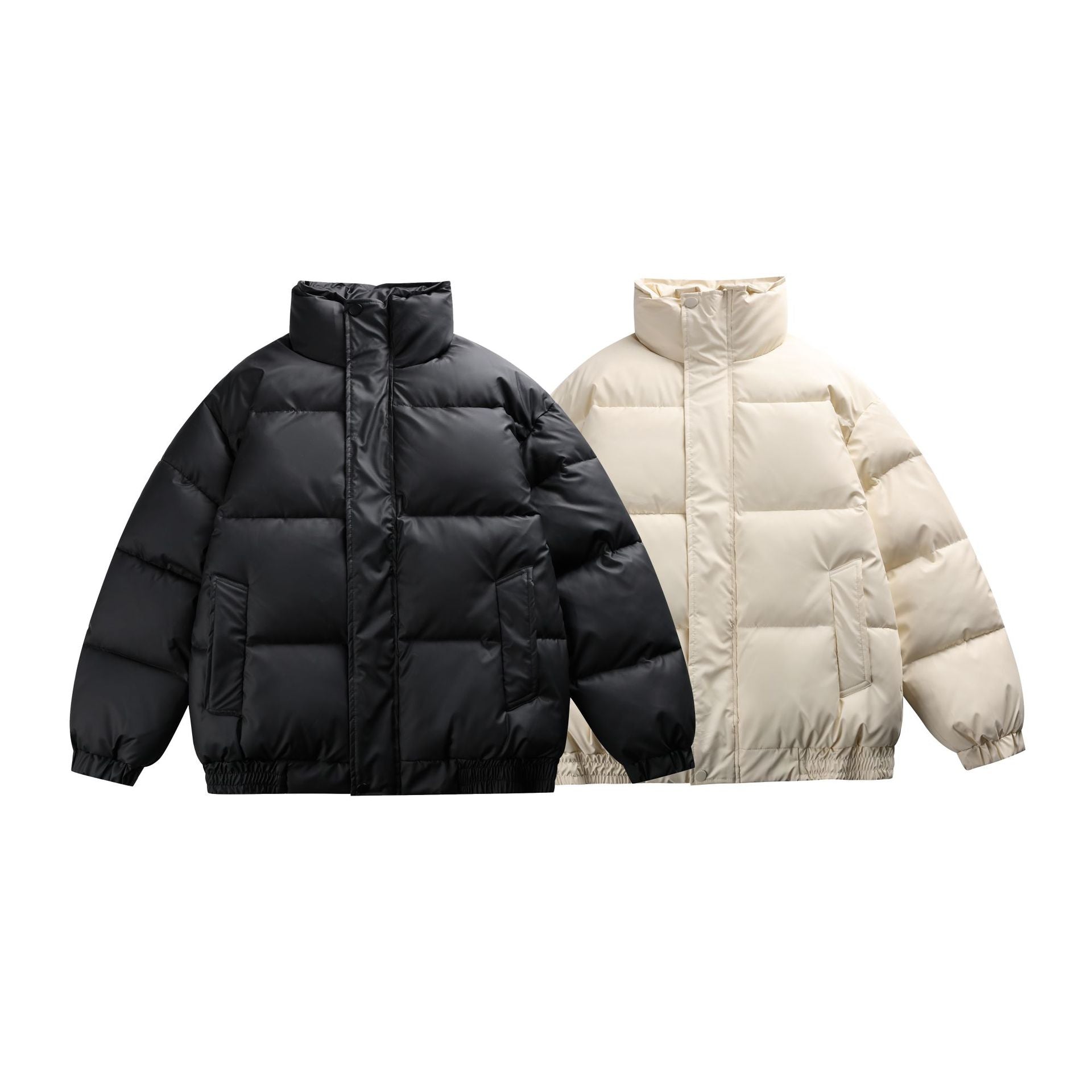 Women's Insulated Oversized Quilted Jacket with High Stand Collar Chichicherry