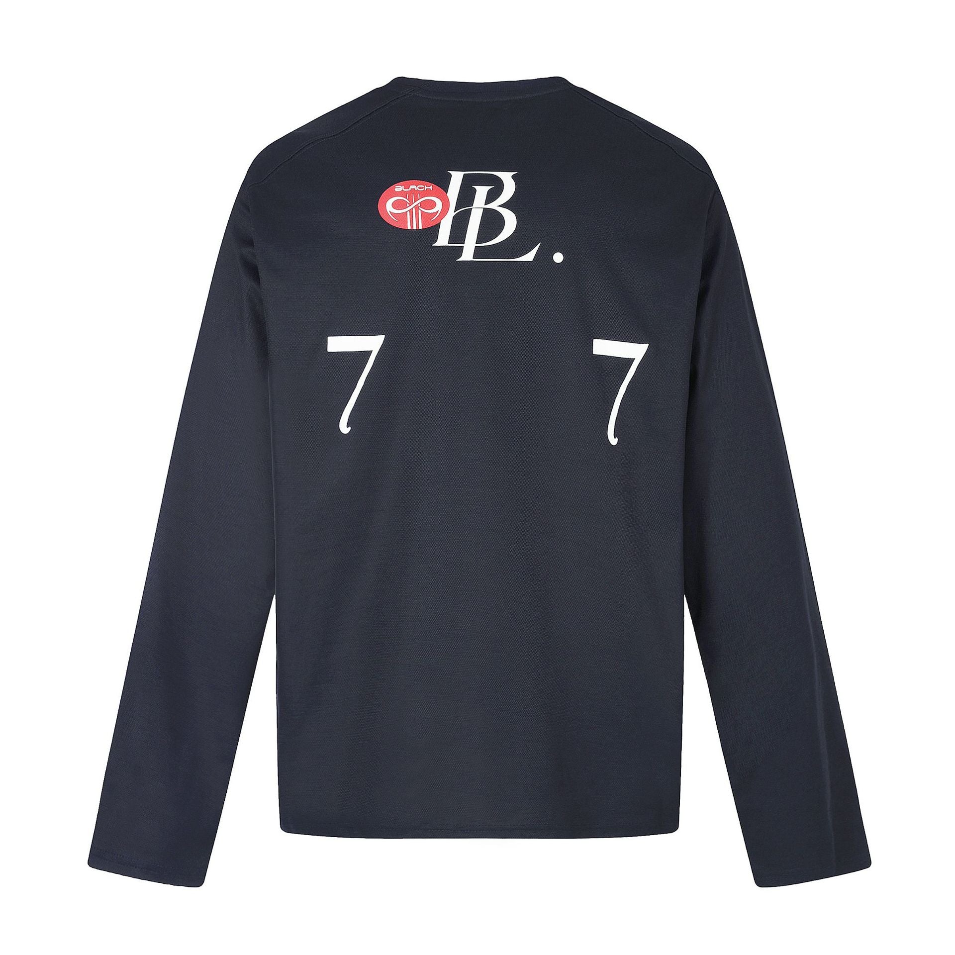 Unisex Round Neck Sweatshirt with large area Typo Print and embroidered Emblem Chichicherry