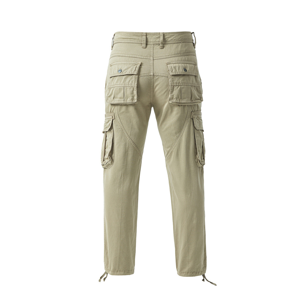 Men's Tapered Cargo Pants with Multiple Pockets, Knee Inserts, and Utility Details Chichicherry