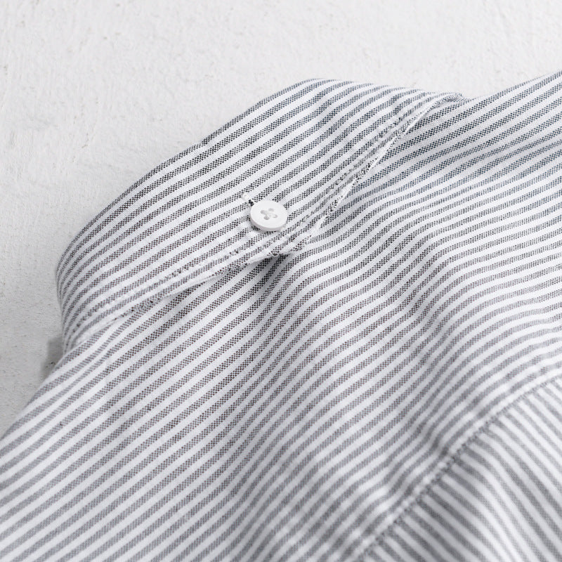 Men's Lightweight Seersucker Shirt in Layering Look with Chest Pocket Chichicherry