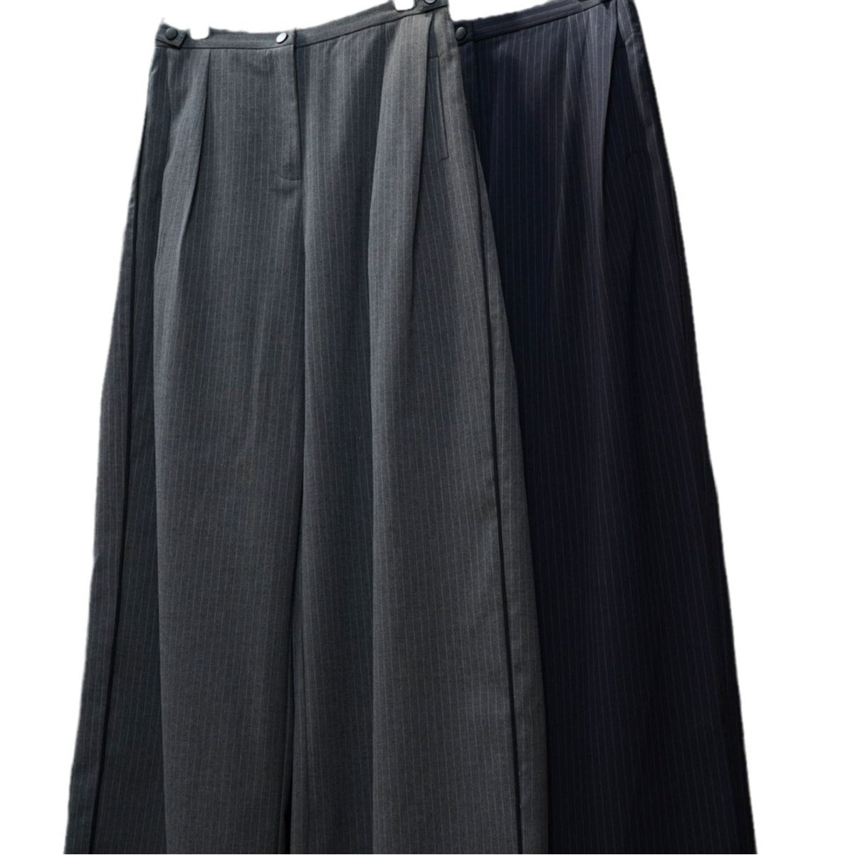 Women wide pinstripe trousers with high waistband and wide leg Chichicherry