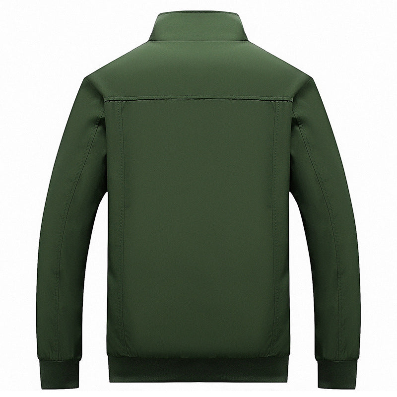 Men's bomber jacket in aviator microfiber look with arm pocket and ribbed cuffs Chichicherry