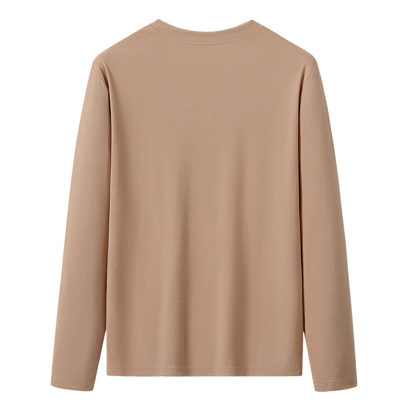 Men's Long-Sleeved Crew Neck Basic Sweatshirt made of Soft Cotton Blend Chichicherry