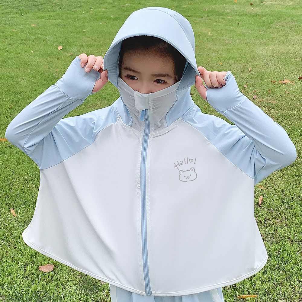 Girls functional UV protection jacket with hood Chichicherry