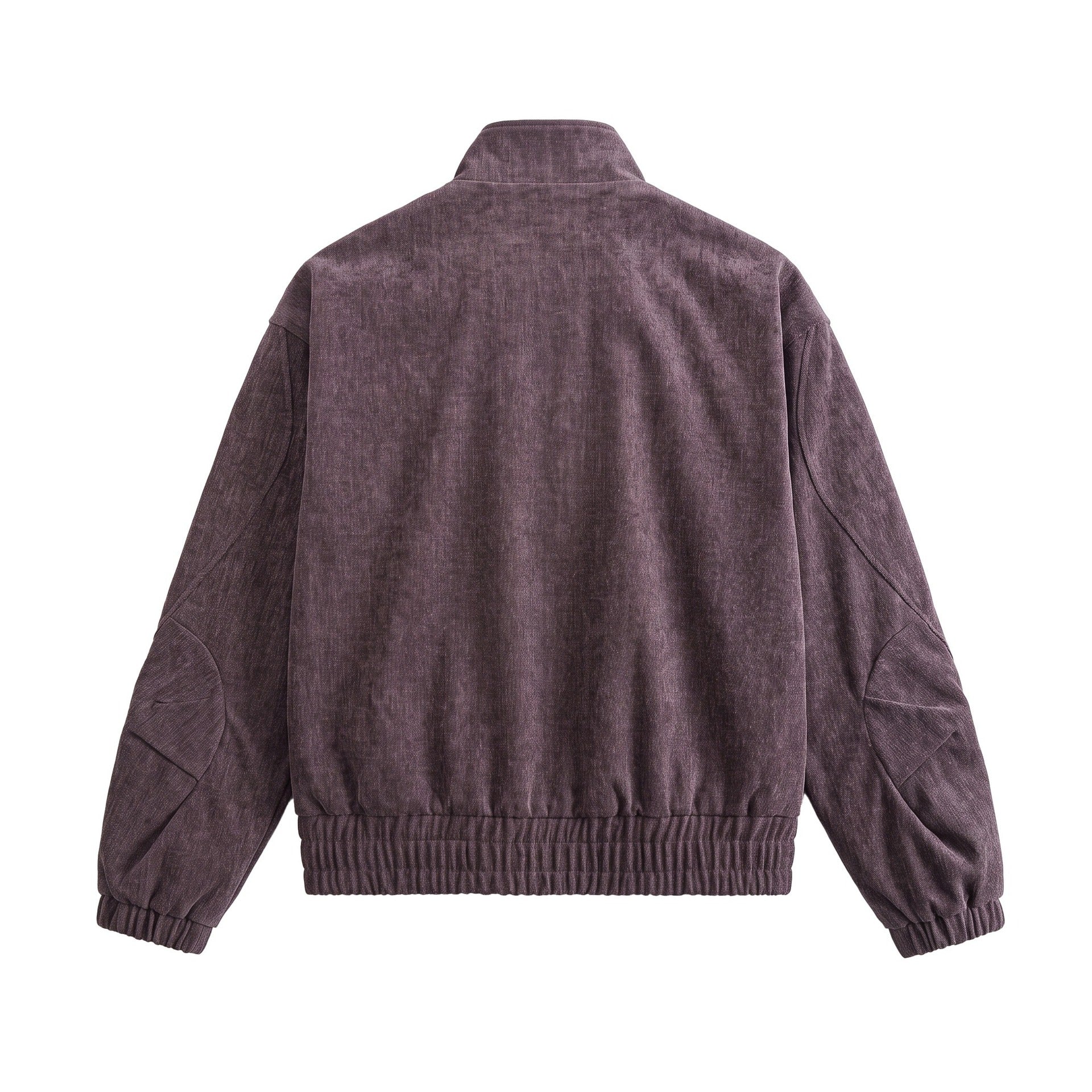 Unisex Boxy Bomber Jacket made of structured denim look with high standing collar Chichicherry