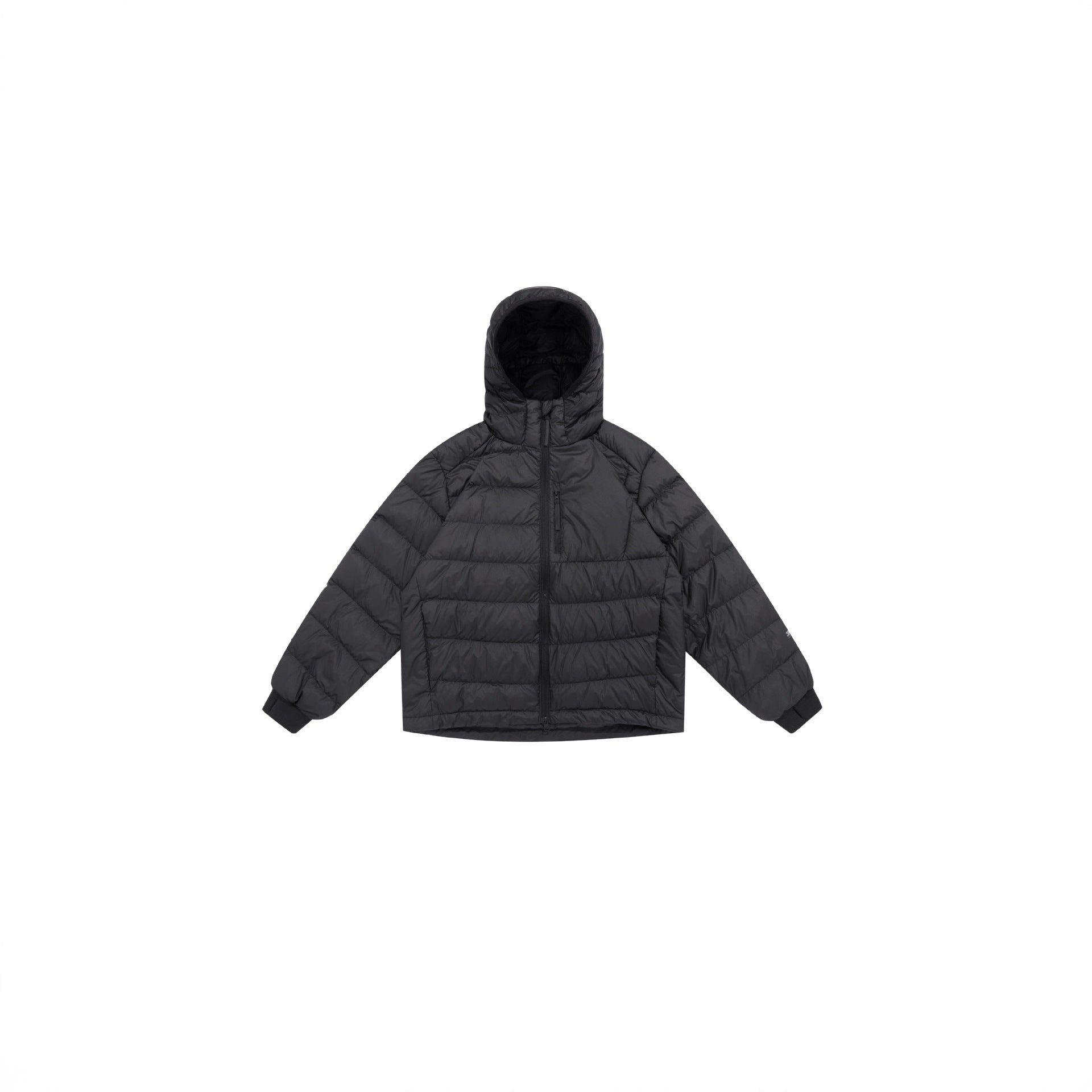 Men's lightly padded hooded jacket in boxy cut with technical inserts Chichicherry