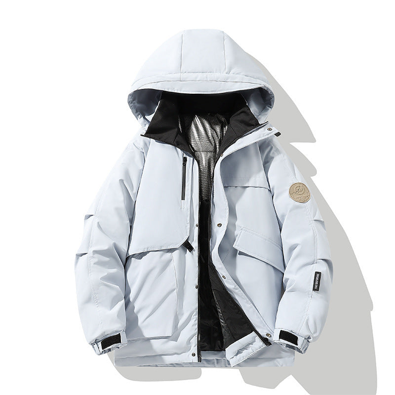 Men's Technical Hooded Field Parka with Thermal Insulation, Windproof Membrane and Multi-Pocket Chichicherry