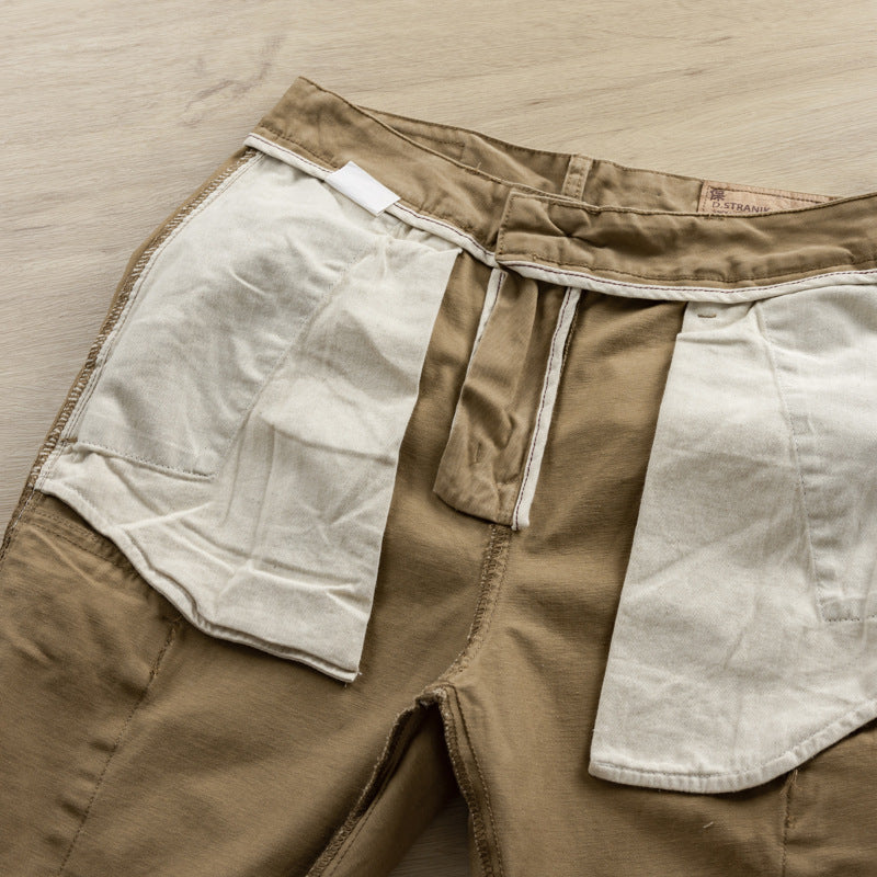 Herren Cargo-Hose mit taperter Passform, Utility-Taschen und verstärkten Nähten Chichicherry